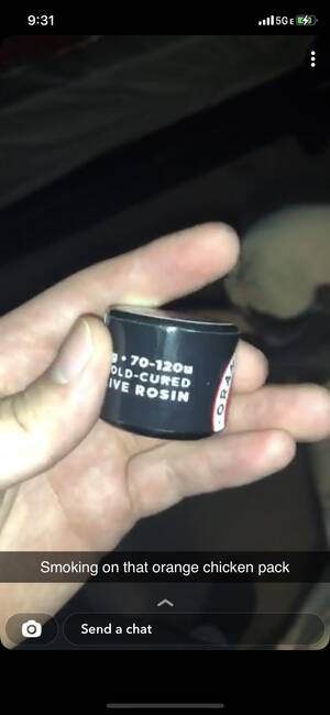 Adaija Porn - ORANGE CHICKEN Live Rosin Collab by @westcoastalchemy and @getkayafarms  Genetics : Mandarin Kush x Abusive OG Super unique orange terps, that Ive  never encountered. It really does smell like the glaze on