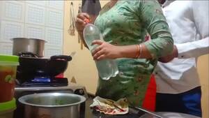india wife cooking nude - Indian hot wife got fucked while cooking in kitchen watch online