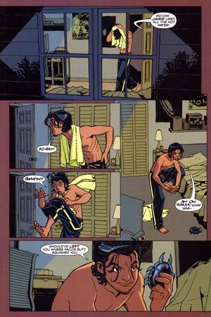 Beetle Porn Comics - Here are some scans from Blue Beetle #1, in which young Jaime Reyes  encounters the scarab for the first time. I love that whenever the scarab  is deactivated ...