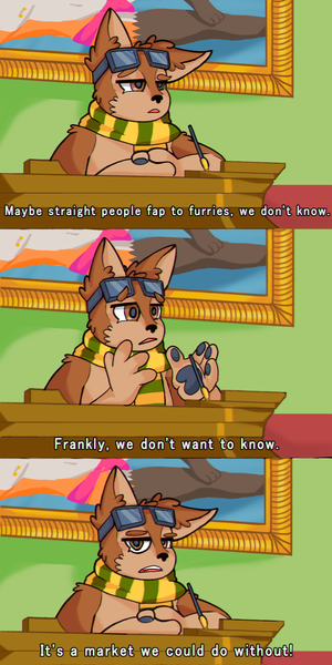 Fish Furry Porn Strait - Furry is a gay fandom... Happy gays. : r/simpsonsshitposting