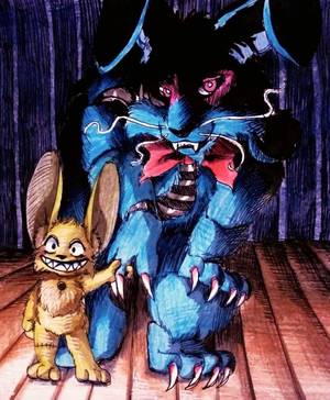 Nightmare Bonnie Porn - Plushtrap and Nightmare Bonnie FNaF by Mizuki-T-A.deviantart.com on  @DeviantArt