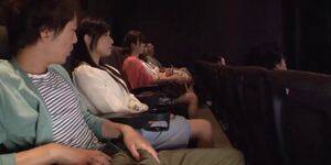 japanese theater sex - Japanese Girl Dick looking Movie Theater - Tnaflix.com