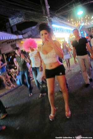bangkok ladyboys on street - 