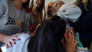 college ass lick - A college girl ass licking party!