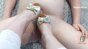 footjob shoejob - Watch Online Porn â€“ Cum on Shoes Footjob and Shoejob With My Dirty Feet â€“  Dame Olga's Fetish Clips (MP4, FullHD, 1920Ã—1080) | Online Porn Hub