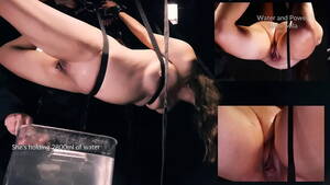 1 Gallon Enema Belly Porn - Mila get hogtied, hung and has her belly filled with over a gallon of enema  water 1 of 2 - XNXX.COM