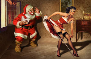 cartoon bdsm christmas - kinky-santa