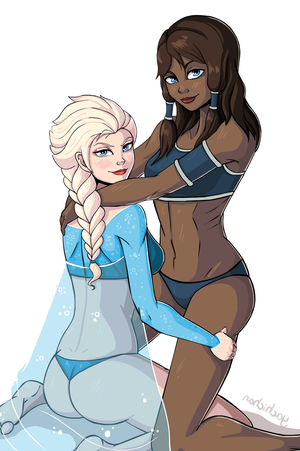 Legend Of Korra Panties Porn - 1301525039 2girls avatar the last airbender bra crossover dark-skinned  female dark skin elsa (frozen) frozen (movie) interracial korra panties the  legend of korra yachichan | Avatar XXX