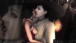 hentai lesbian oral - Lady Alcina Dimitrescu x Ada Wong - femdom; yuri; lesbian; oral sex;  kunilingus; 3D sex porno hentai; [Resident Evil 8: Village]