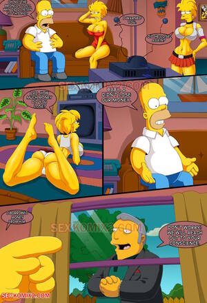 Cartoon Simpson Toons - Simpsons. To the planet Orgasmo - Porn Cartoon Comics