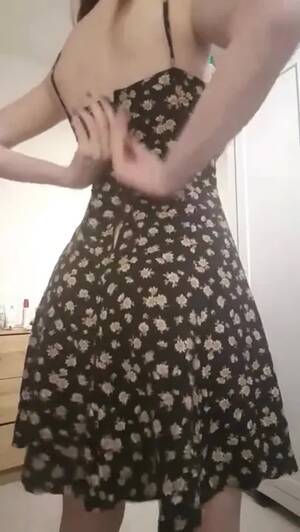 Dress Strip Porn - Amateur Girl Summer Dress Strip