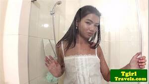 asian ladyboy shower - Asian Ladyboy Jerking Cock After Shower - xxx Videos Porno MÃ³viles &  PelÃ­culas - iPornTV.Net