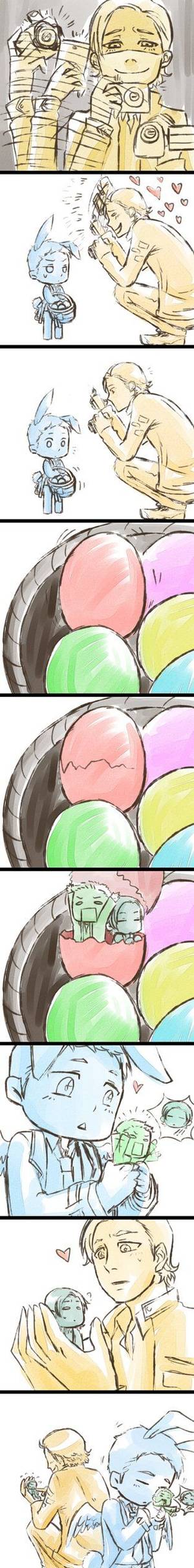 Cute Sabriel Supernatural Porn - Supernatural easter. I don't understand exactly what just went down in this  picture