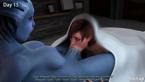 liara deepthroat blowjob - Rule34 - If it exists, there is porn of it / commander shepard, femshep,  liara t'soni / 4721952