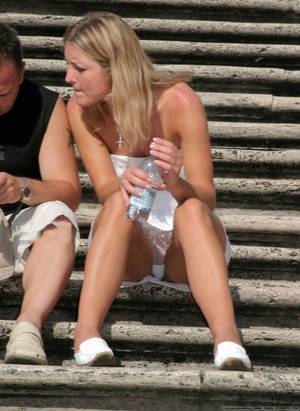 accidental pantyhose upskirt - Accidental Panty Voyeur Upskirt