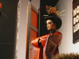 Geisha Art Japanese Bondage Porn - ... visuals on the big screen (Clips of old Japanese Porn Movies, Anime,  King Fu Movies etc....) Bondage, Suspension, Buckles, Silk and Delicious  models.