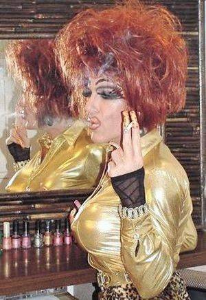 Crossdresser Smoking Porn - Tony Lashes