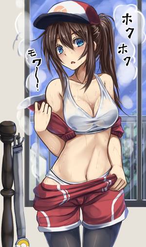 Anime Sexy Female Cartoons Characters - Pokemon Go girl sexy ponytail