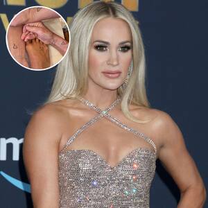 Carrie Underwood Porn Real - Carrie Underwood Tattoos: Flower, Heart Body Ink Photos