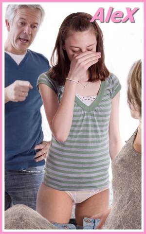forced bare bottom spanking - Shame of the very first spanking on the bare