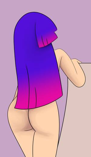 nickelodeon toon girls naked - Rule 34 - arm up arms ass back view background behind view female female  focus female only glitch techs hair kazecloud long hair miko kubota  multicolored hair naked nickelodeon nude pink hair