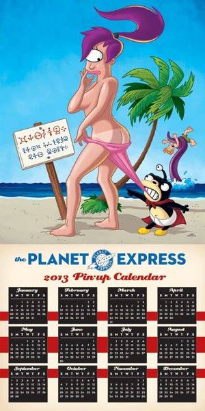 Mom Corp Futurama Porn - Want one of these exclusive Futurama pinup calendars? Just hit the Bongo  Comicsâ€¦