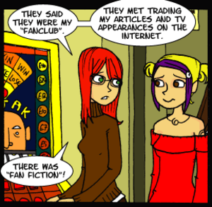 angel coulby porn cartoon - Oh, Crap, There Are Fanfics of Us! - TV Tropes