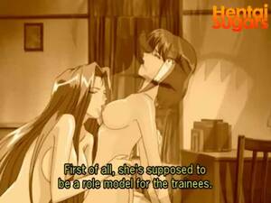 Anime Lesbian Nun Porn - Cartoon chief nun has lesbian sex with one of the trainees