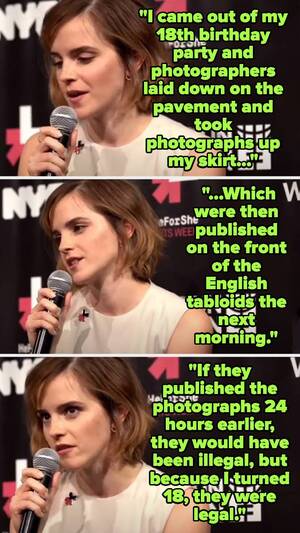 Emma Watson Slut Porn - 19 Celebs Who Were Horribly Sexualized By The Media