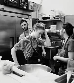 Cougar Young Boy Amateur - McGarry prepping in the kitchen at Alma in Los Angeles with Ari Taymor, the  owner-chef. Credit Peden & Munk for The New York Times