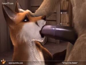 3d Animal Girl Porn - 3D sex with two kissing animals like humans - LuxureTV
