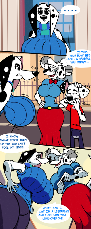 101 Dalmatians Porn Comics - Rule 34 - 101 dalmatian street 101 dalmatians 2019 absurd res alternate  version at source anthro anthrofied big breasts black body black eyes black  fur blue eyes bodily fluids breasts bulge canid