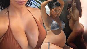 kim kardashian pregnant naked - Let It All Hang Out! Kim Kardashian's Most Naked Pregnant Photos -- 10 Hot  Mommy Pics!