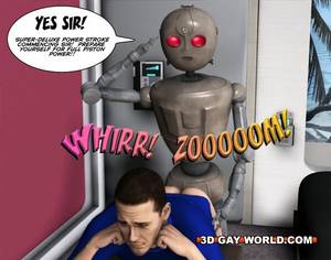 3d Robot - Space sex with a robot in these cartoon xxx drawings. - Picture 4