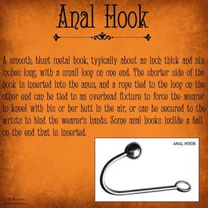 anal hook hentai - Here are some notes on its use courtesy of Xcrave: There is growing  popularity within the BDSM community for incorporating the use of anal and  vaginaâ€¦