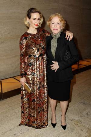 Holland Taylor Having Sex - Sarah Paulson and Holland Taylor at the premiere for \