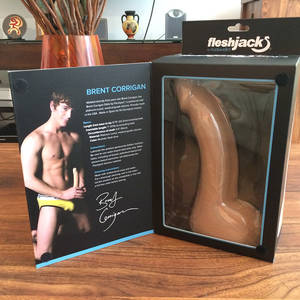 Fleshlight Gay Sex - Fleshjack Boys Brent Corrigan Silicone Dildo