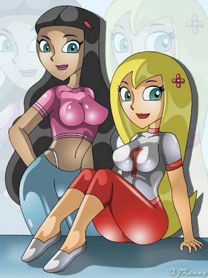 Holiday Danny Phantom Porn - This is a request from , a picture of Paulina and Star from Danny Phantom  *^^* Paulina and Star