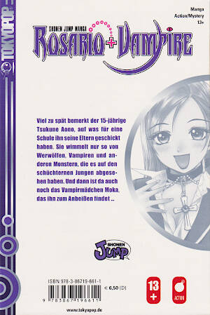 Anime Rosario Vampire Yukari Porn - The Incomplete Manga-Guide - Manga: Rosario + Vampire