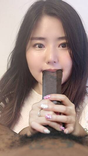 asian bitch sucking dick - Asian Bitch Who Loves Sucking Cock - Cum Face GeneratorCum Face Generator