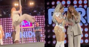 Adele Porn - Adele gatecrashes G-A-Y Heaven show and treats fans to pole dance