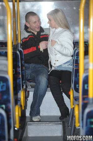 mofos bus fuck - Skirt-wearing blonde with perky tits gets fucked on a public bus -  IamXXX.com