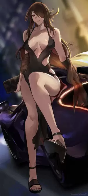 Heel Porn Anime Girl - Beidou in High Heels free hentai porno, xxx comics, rule34 nude art at  HentaiLib.net