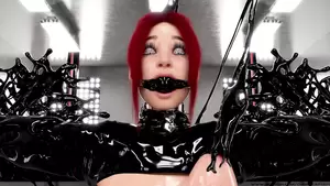 liquid latex bondage fetish - Mommy Bounded by Liquid Latex Hardcore 3D BDSM Animation | xHamster