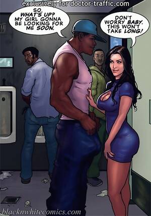 interracial cartoon fuck movie - Get your ass in here on interracial sex comics! Damn white girl you ain't  playing!