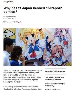 Drawing Anime Wierd Porn - BBC News Japan report.