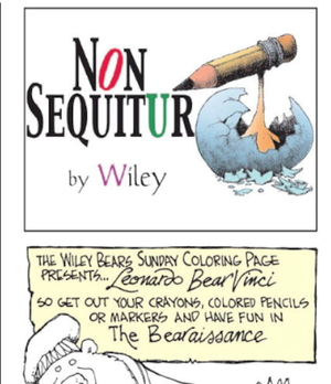 Non Sequitur Comic Strip Porn - Non Sequitur creator sneaks profanity into strip, causing newspapers to  cancel - oregonlive.com