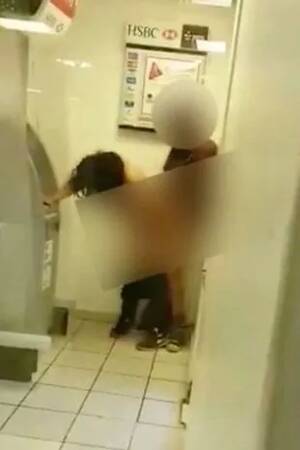 Couples Being Filmed Having Sex - Randy couple filmed having sex next to row of cash machines in broad  daylight - World News - Mirror Online