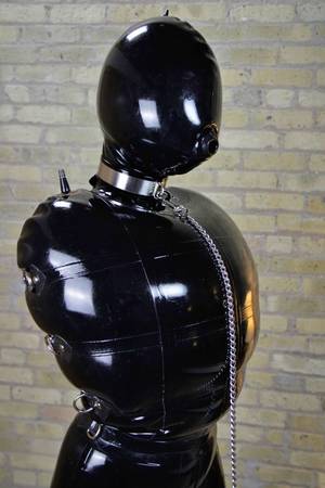 kinky rubber latex bondage - gummigimp: â€œ rubber doll for master pleasure â€