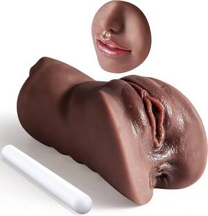 black pussy sex toys - Amazon.com: 3 in 1 Male Masturbator Realistic Pocket Pussy with Drying  Stick, Mansbatee Double-Ended Male Sex Toy Mouth Tongue Textured Vagina &  Tight Anus for Men Masturbation (Black) : Health & Household